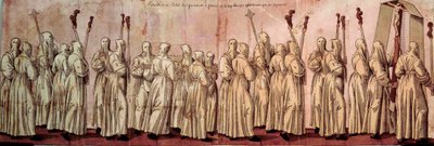 Processie van de Witte Boetelingen of Hendrik III door French School