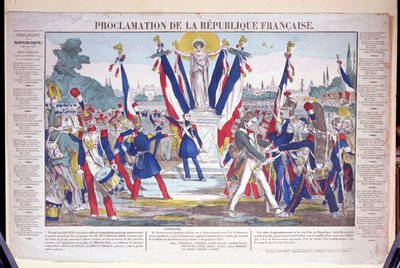 Proclamatie van de Franse Republiek, 25 februari 1848 door French School