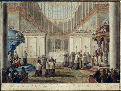 Afkondiging van het Concordaat van 1801 door French School