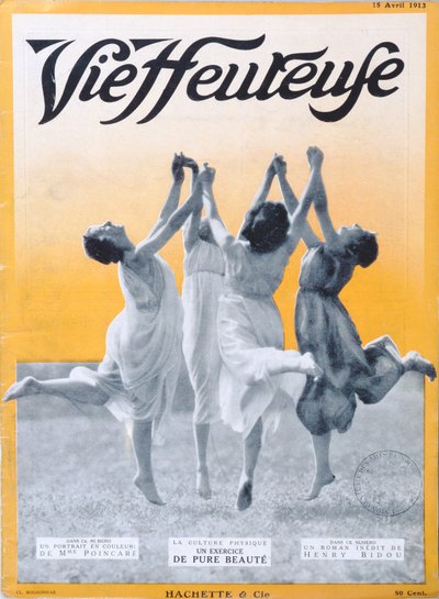 Pure Schoonheidsoefening, omslagillustratie van Vie Heureuse, 15 april 1913 door French School