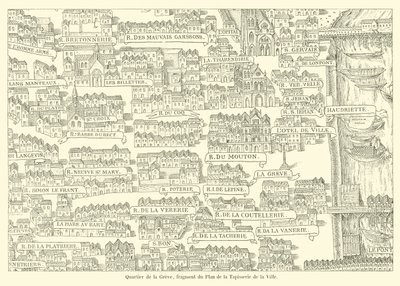 Wijk van de Greve, fragment van het Plan van het Tapijt van de Stad door French School