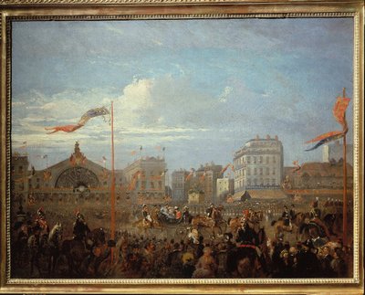 Koningin Victoria arriveert op het Gare de l