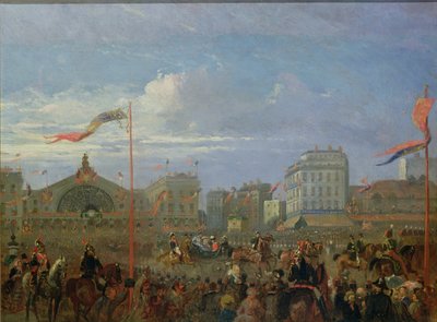 Koningin Victoria (1819-1901) Aankomst op het Gare de l