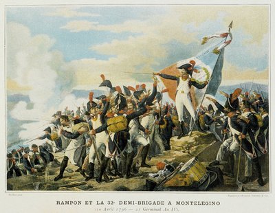 Rampon en de 32e halve brigade bij Monelegino, 10 april door French School