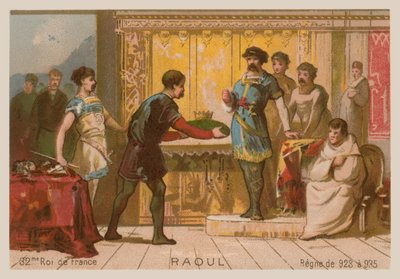 Raoul, koning van Frankrijk (c 890-936) door French School