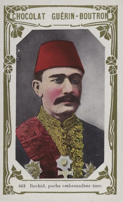 Rechid, Turkse ambassadeur, pasha door French School
