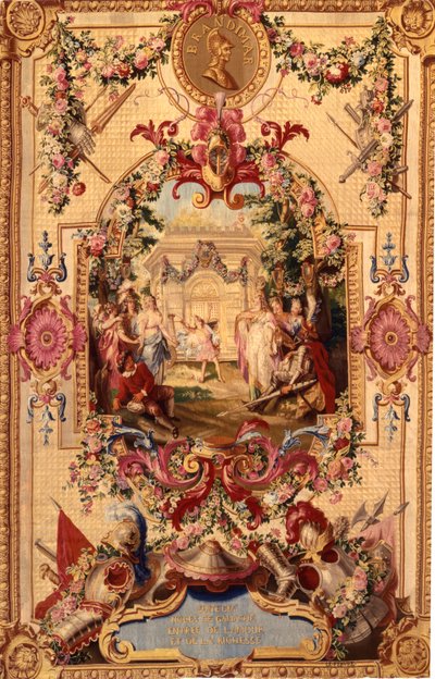 Regence Gobelins wandtapijt met het verhaal van Don Quichot, 1717-18 door French School