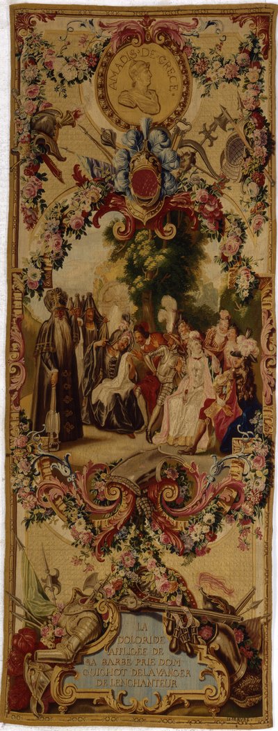 Regence Gobelins wandtapijt met het verhaal van Don Quichot, 1717-18 door French School