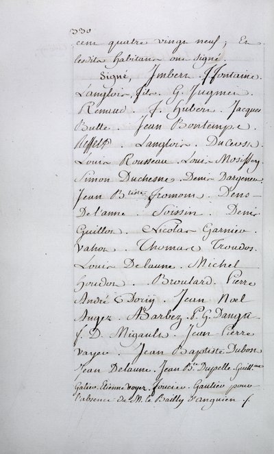 Register van klachten van de parochie Taverny, pagina 330 met handtekeningen, april 1789 door French School