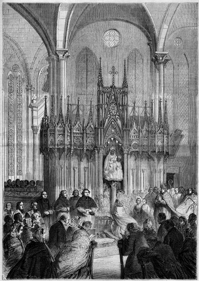 Religieuze kunst: standbeeld van Notre Dame du Pilaar of 