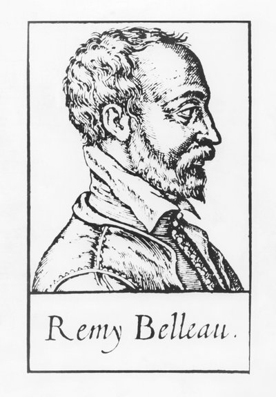 Remy Belleau (gravure) door French School
