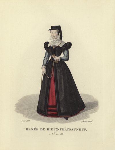 Renée de Rieuf, La Belle Châteauneuf door French School