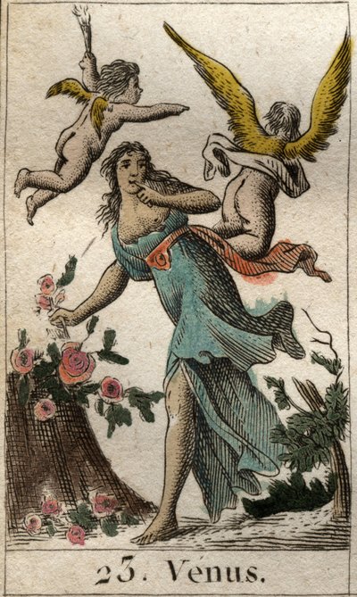 Voorstelling van Venus, godin van liefde, schoonheid en vruchtbaarheid. Uit 