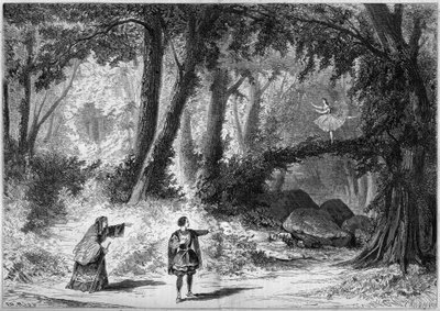 Voorstelling van een ballet: Scenografie van Act I, Scene 2 van 