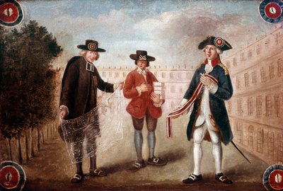 Representatie van de Drie Ordes van de Franse Samenleving door French School