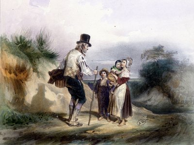 Reproductie van een schilderij door Grenier door French School