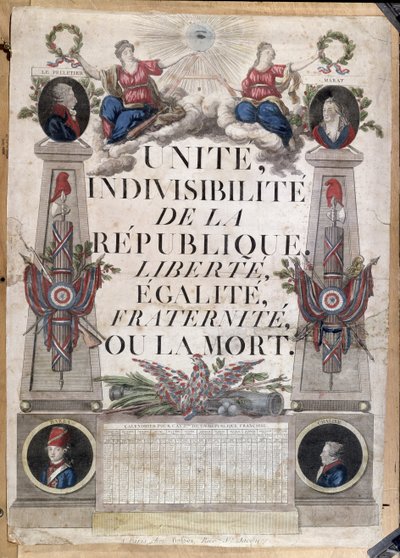 Republikeinse kalender, 1794 door French School