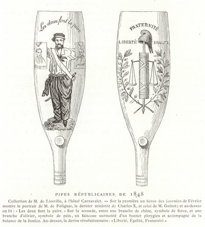 Republikeinse pijpen, Revolutie van 1848, Frankrijk door French School