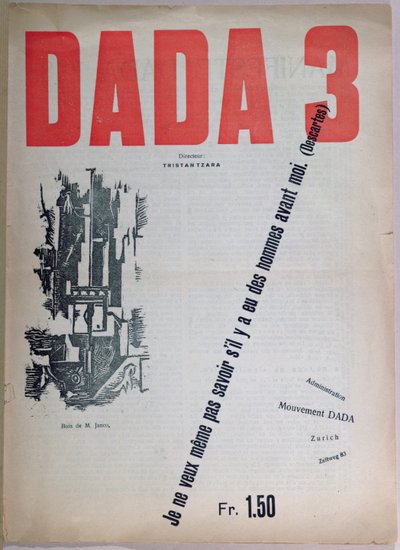Revue Dada nr. 3, december 1918 door French School
