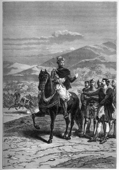 Robert the Bruce voor Bannockburn, 1313, Schotland - Robert I van Schotland door French School