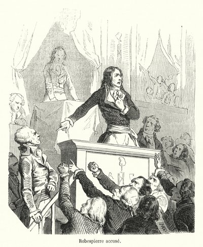 Robespierre beschuldigd door French School