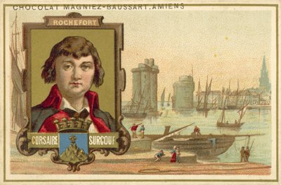 Rochefort - Kaper Surcouf door French School