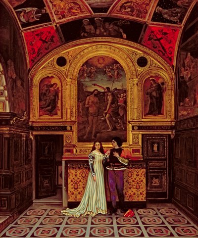 Romeo en Julia, ca. 1860-70 door French School