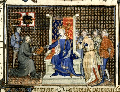 Presentatie aan Richard II, uit 