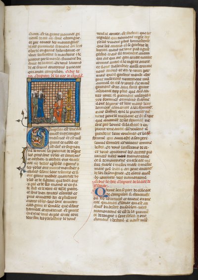 Royal MS 19 D I, f.76r, Roman d