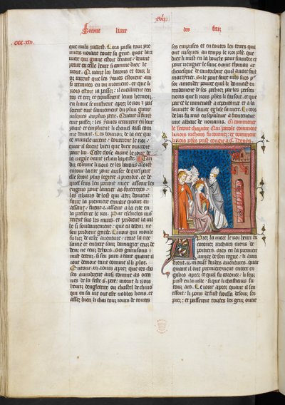 Kroning van koning Richard I, illustratie uit 