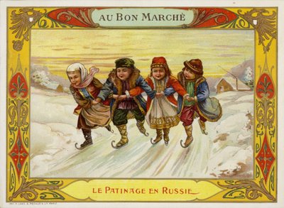Russische schaatsers door French School