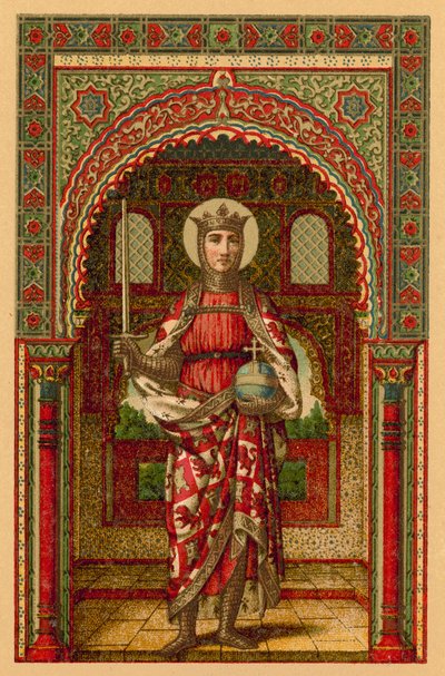 Heilige Ferdinandus van Castilië door French School