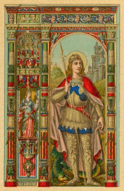 Heilige Georgius door French School