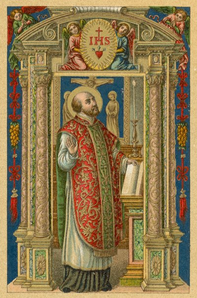 Heilige Ignatius van Loyola door French School