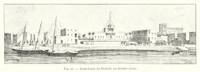 Saint-Louis van Senegal, in de laatste eeuw door French School