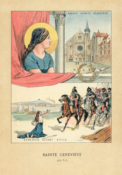 Sint Genevieve door French School