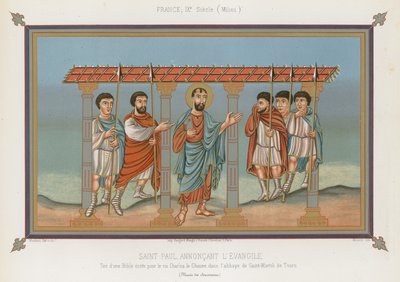 Sint Paulus verkondigt het Evangelie door French School