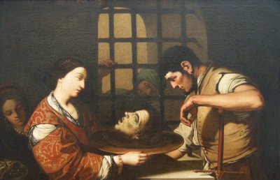 Salome met het hoofd van Johannes de Doper door French School