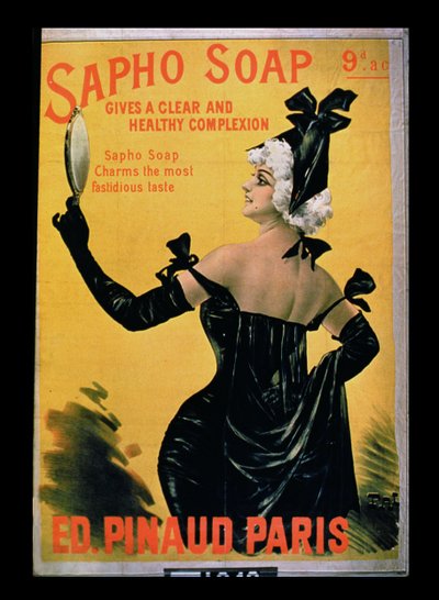 Sapho Zeep - Geeft een heldere en gezonde teint, Pinaud Editions, Parijs door French School