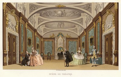 Theaterscène door French School