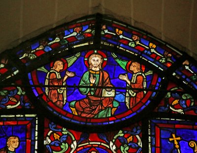 Scène uit het Leven van St. Martin, Chartres Kathedraal door French School