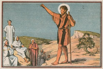 Scène uit het leven van Jezus door French School