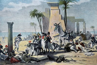 Scène in Opper-Egypte (Living Denon en het Franse leger rusten tussen de overblijfselen) - in 