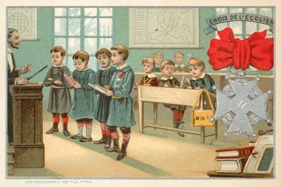 Kruis van de schooljongen door French School