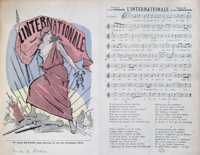 Bladmuziek voor het lied L
