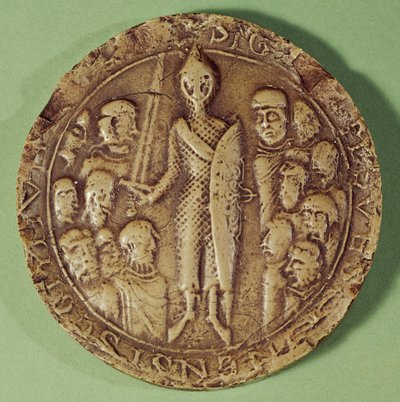 Zegel van de Gemeente Soissons, 1228 door French School