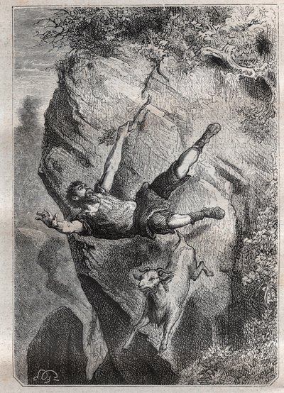 Avontuur van Alexandre Selkirk, een Schotse zeeman die vier jaar op het eiland Juan-Fernandez in de Stille Oceaan verbleef, wat Daniel Defoe inspireerde voor Robinson Crusoe door French School