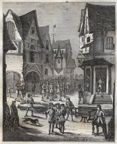 Beleg van Parijs (1358) - Op 22 februari door French School