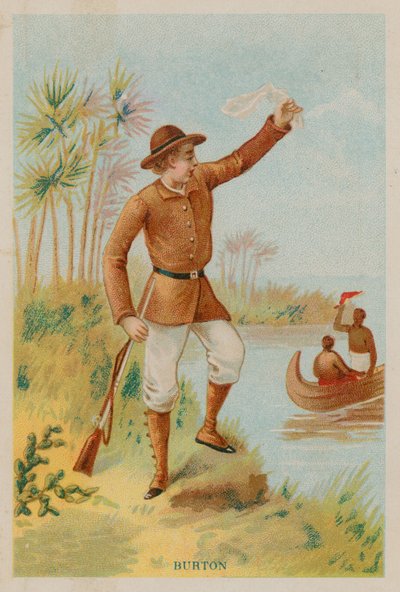 Sir Richard Burton in Afrika door French School