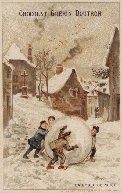 Sneeuwbal door French School